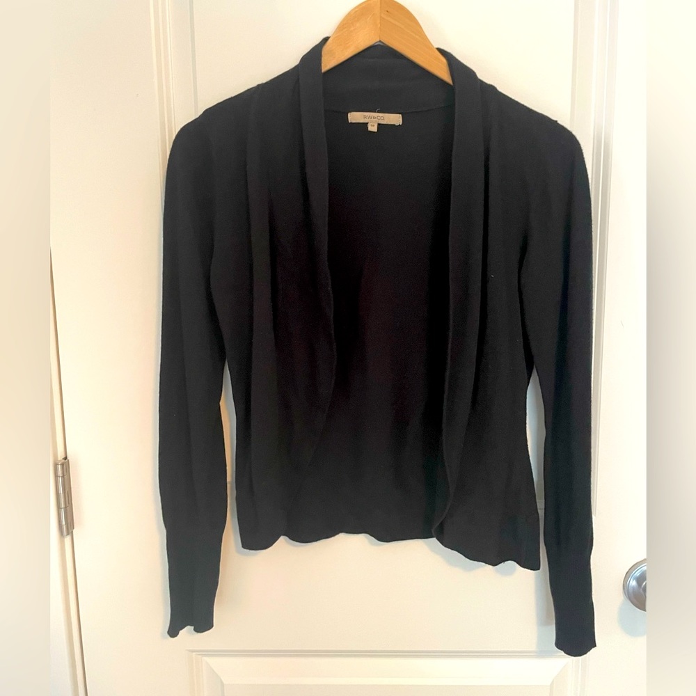 RW&CO black cardigan size Sm